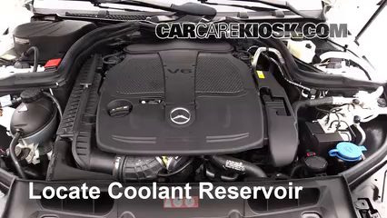 2013 Mercedes-Benz C300 4Matic Sport 3.5L V6 Refrigerante (anticongelante) Controlar nivel de líquido